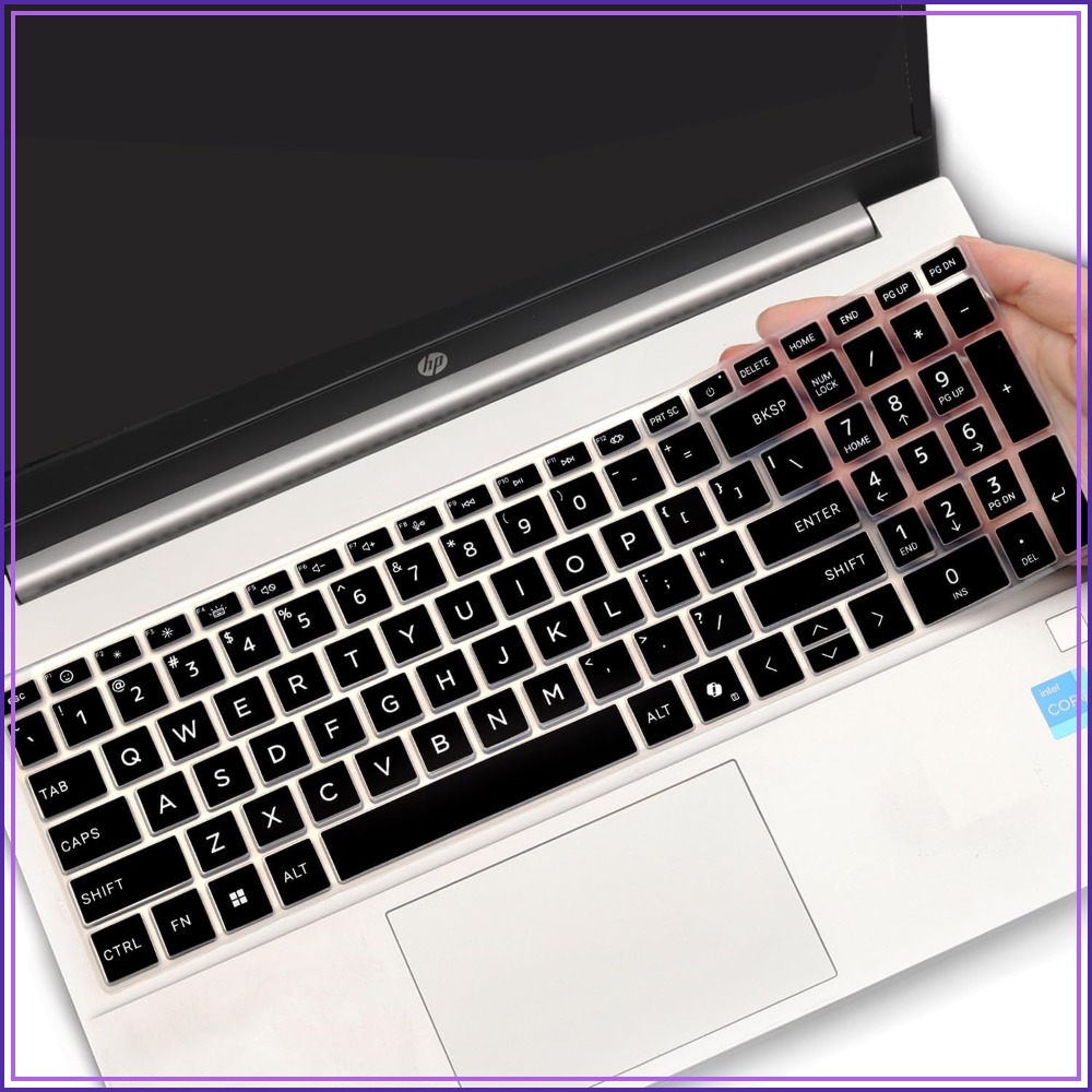 Keyboard Cover Silicone - Silicone Keyboard Cover for HP 15.6-inch