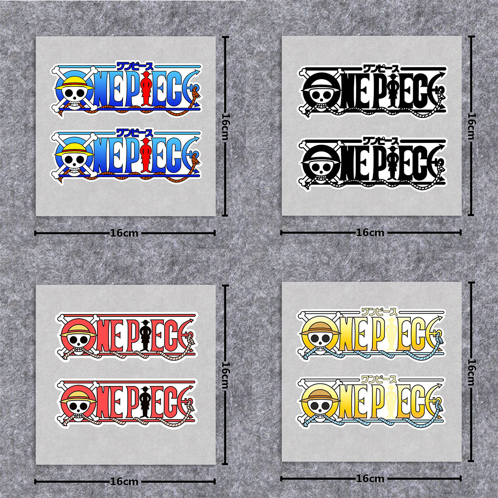 Laptop Accessories Ideas - ONE PIECE Anime Logo Stickers Moto