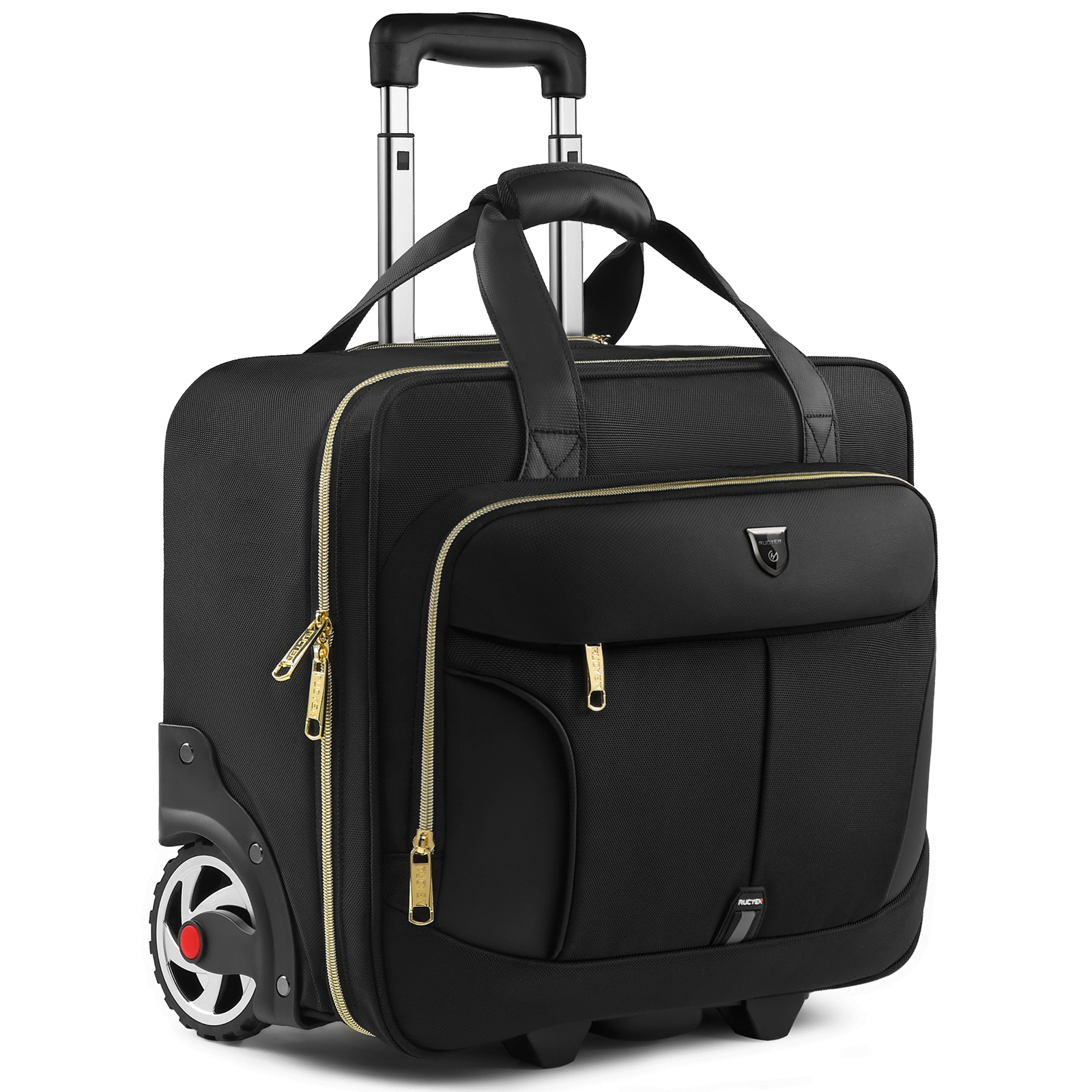 Laptop Accessories Organizer Bag - 18 Inch Rolling Briefcase Large Capacity