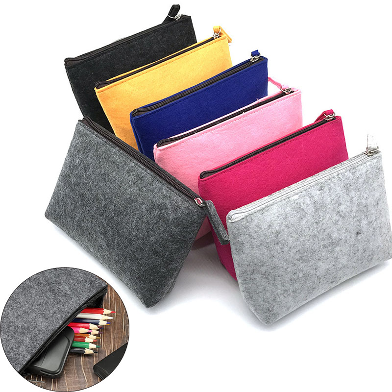 Laptop Accessories Organizer Bag - Felt Digital Organizer Travel Cosmetic Bag