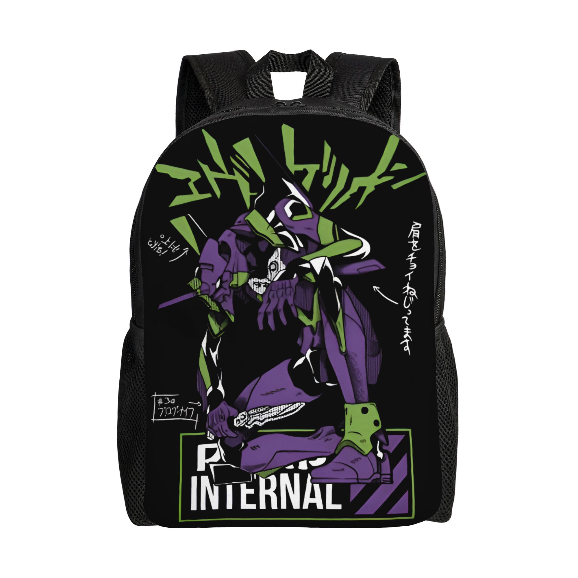 Laptop Accessories Bag - 3D Printing E-Evangelions Backpacks Mecha Style