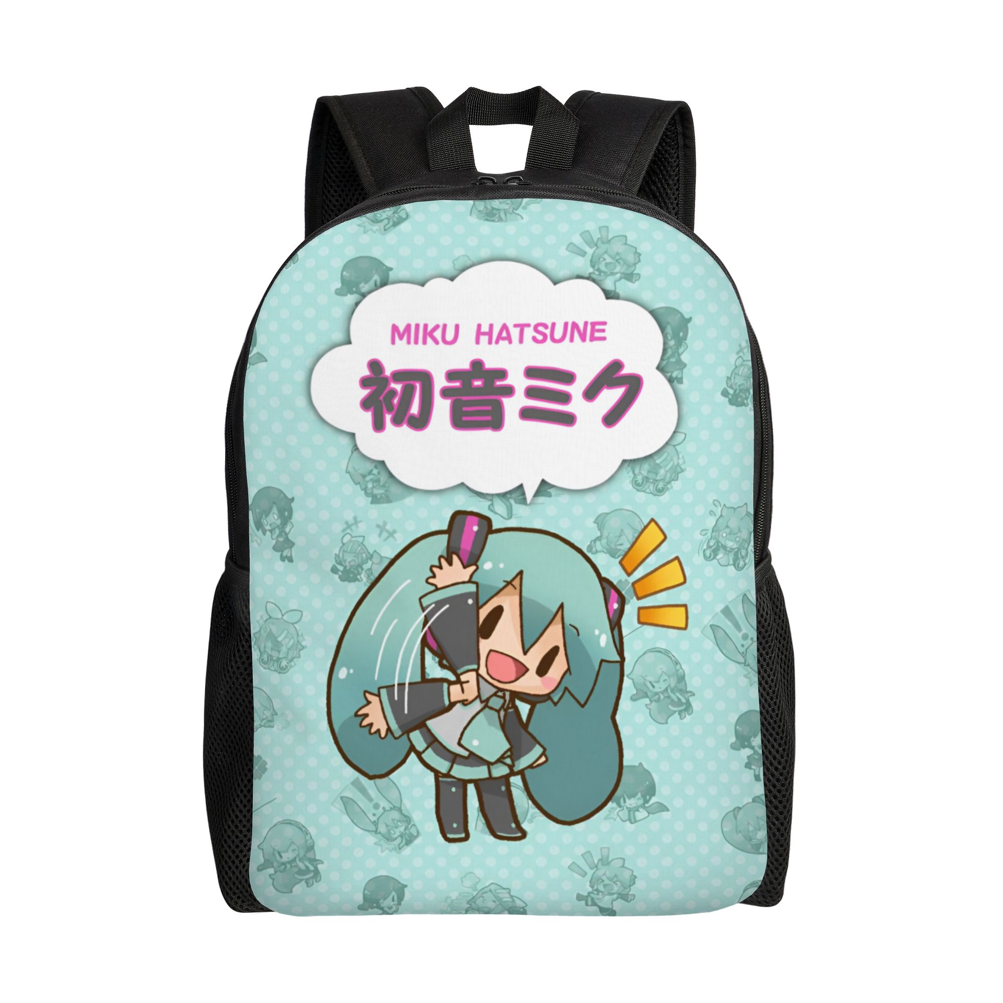 Laptop Accessories Bag - H-Hatsunes Backpacks for Boys Girls Mikus