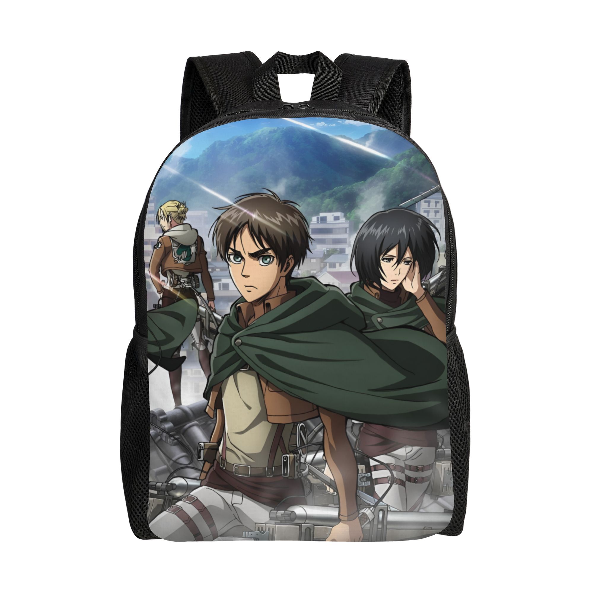 Laptop Accessories Bag - Custom Attacks on Titans Travel Backpack