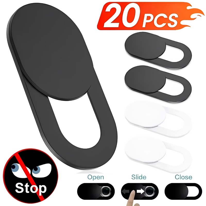 Laptop Accessories Aesthetic - Plastic Camera Cover Shutter Magnet Slider