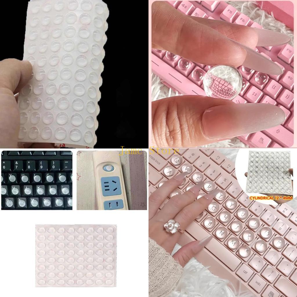 Keyboard Cover Silicone - LX0B Transparents Silicone Keycap Covers 12x4mm