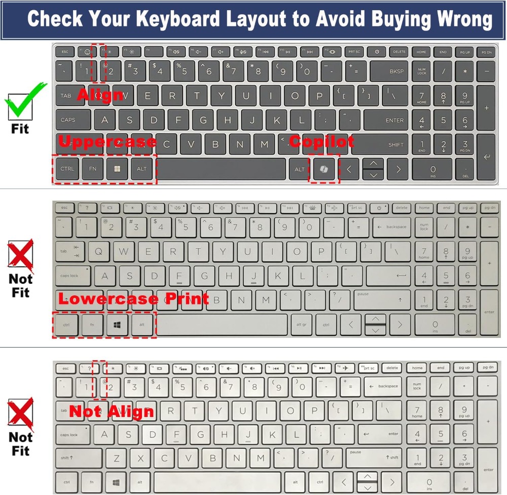 Silicone Keyboard Cover for HP - مراجعة Keyboard Cover Silicone وسعره