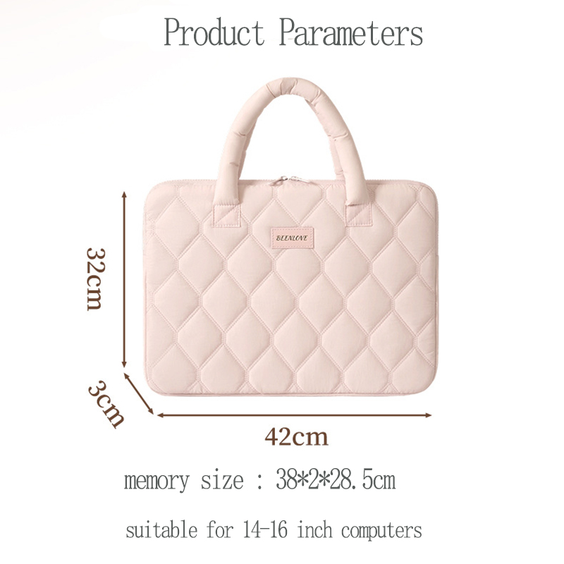 The Soft and Stylish Quilted L - مراجعة Laptop Accessories Organizer Bag وسعره