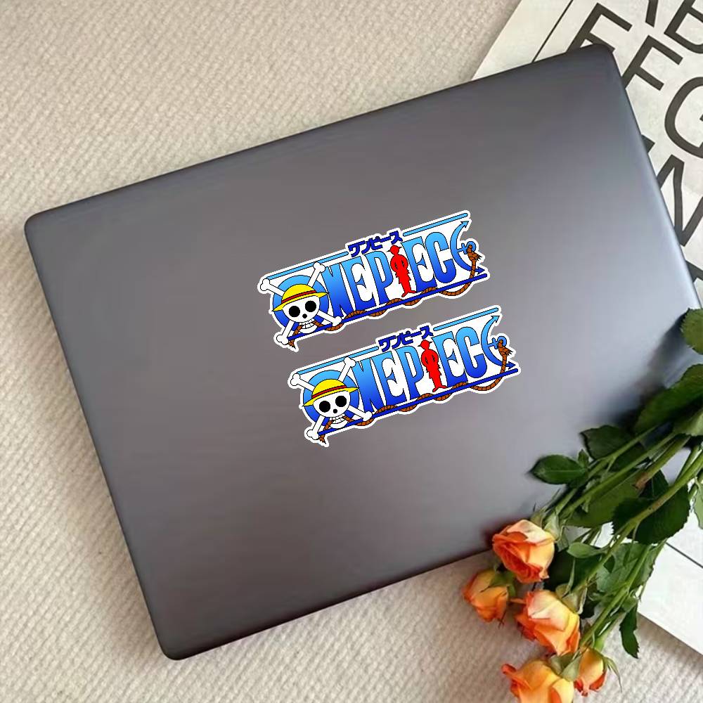 ONE PIECE Anime Logo Stickers  - مراجعة Laptop Accessories Ideas وسعره