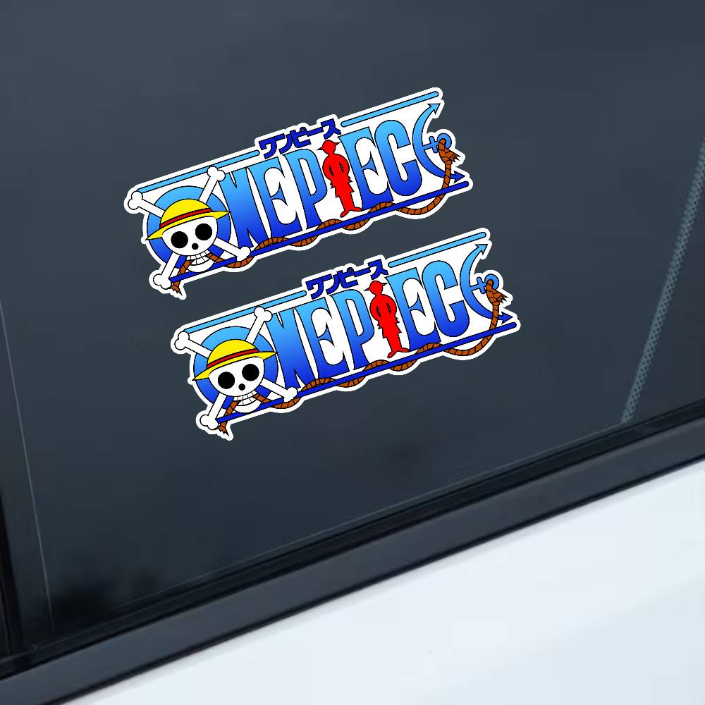 ONE PIECE Anime Logo Stickers  - مراجعة Laptop Accessories Ideas وسعره