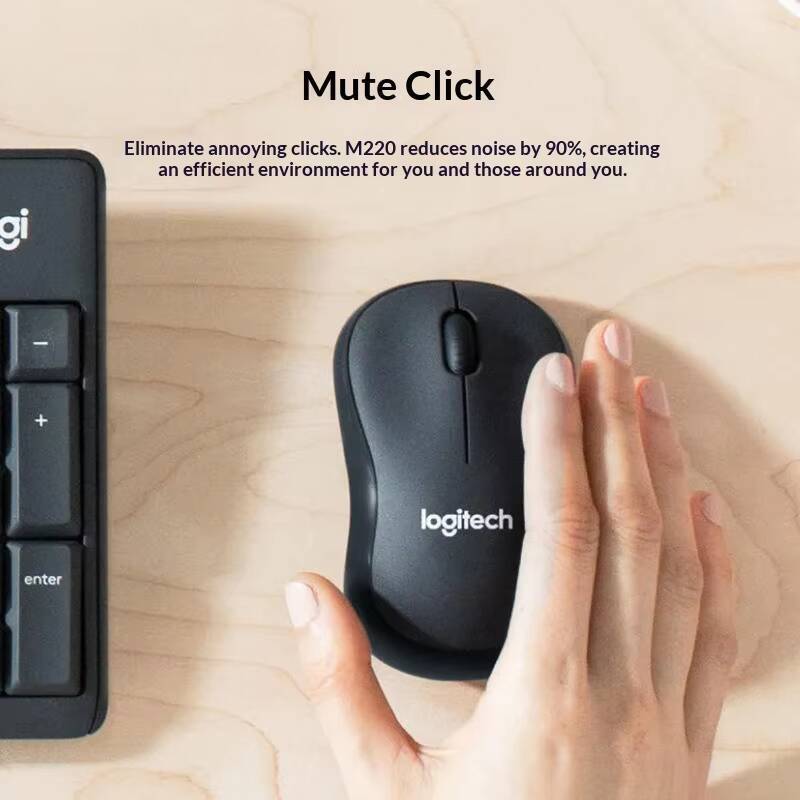 Logitech M220 Silent Wireless  - مراجعة Laptop Accessories That You Need وسعره