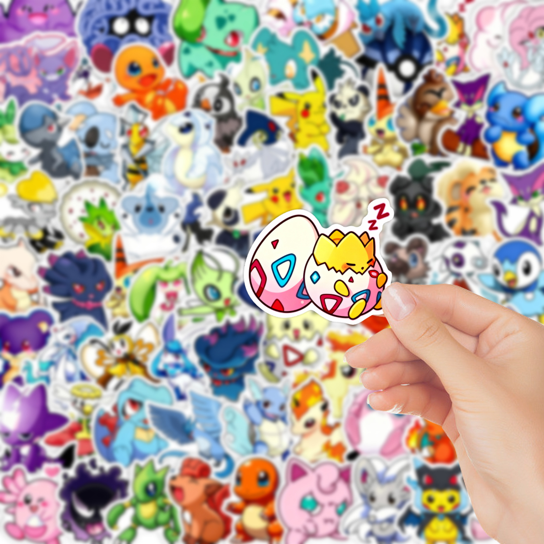 100/200pcs Pokemon Anime Stick - مراجعة Laptop Accessories All وسعره