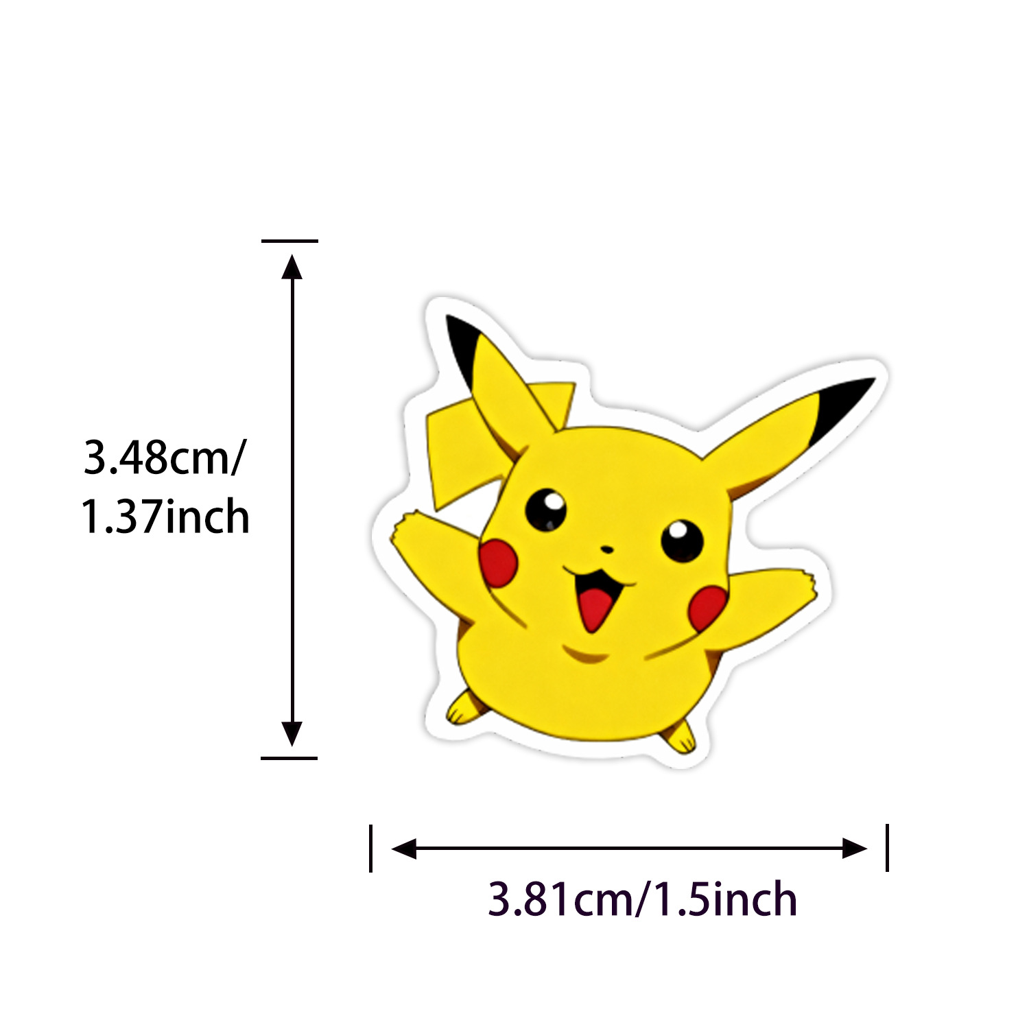 100/200pcs Pokemon Anime Stick - مراجعة Laptop Accessories All وسعره