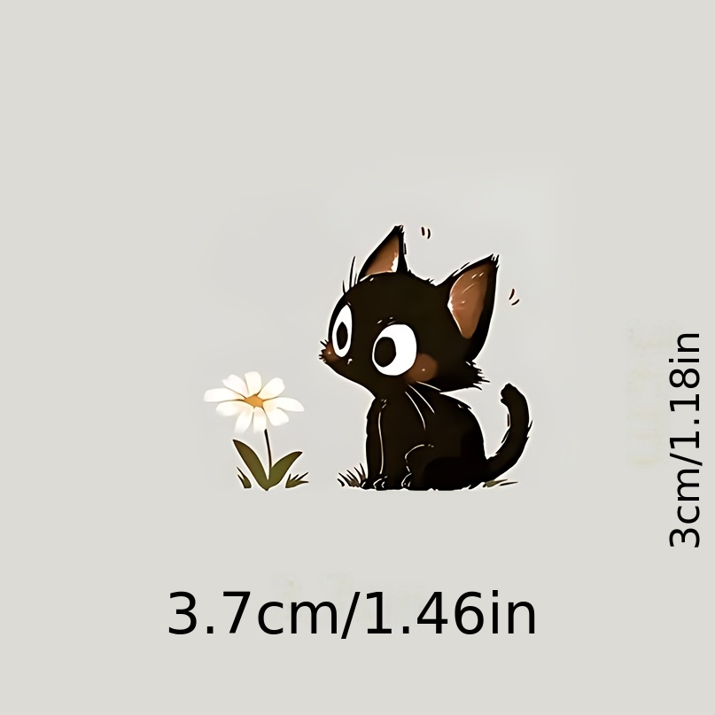 1PC Cute Black Cat Flower Stic - مراجعة Laptop Accessories Ideas وسعره