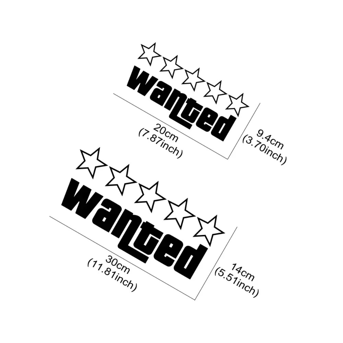 1PC Wanted Car Funny Stickers  - مراجعة Laptop Accessories Ideas وسعره