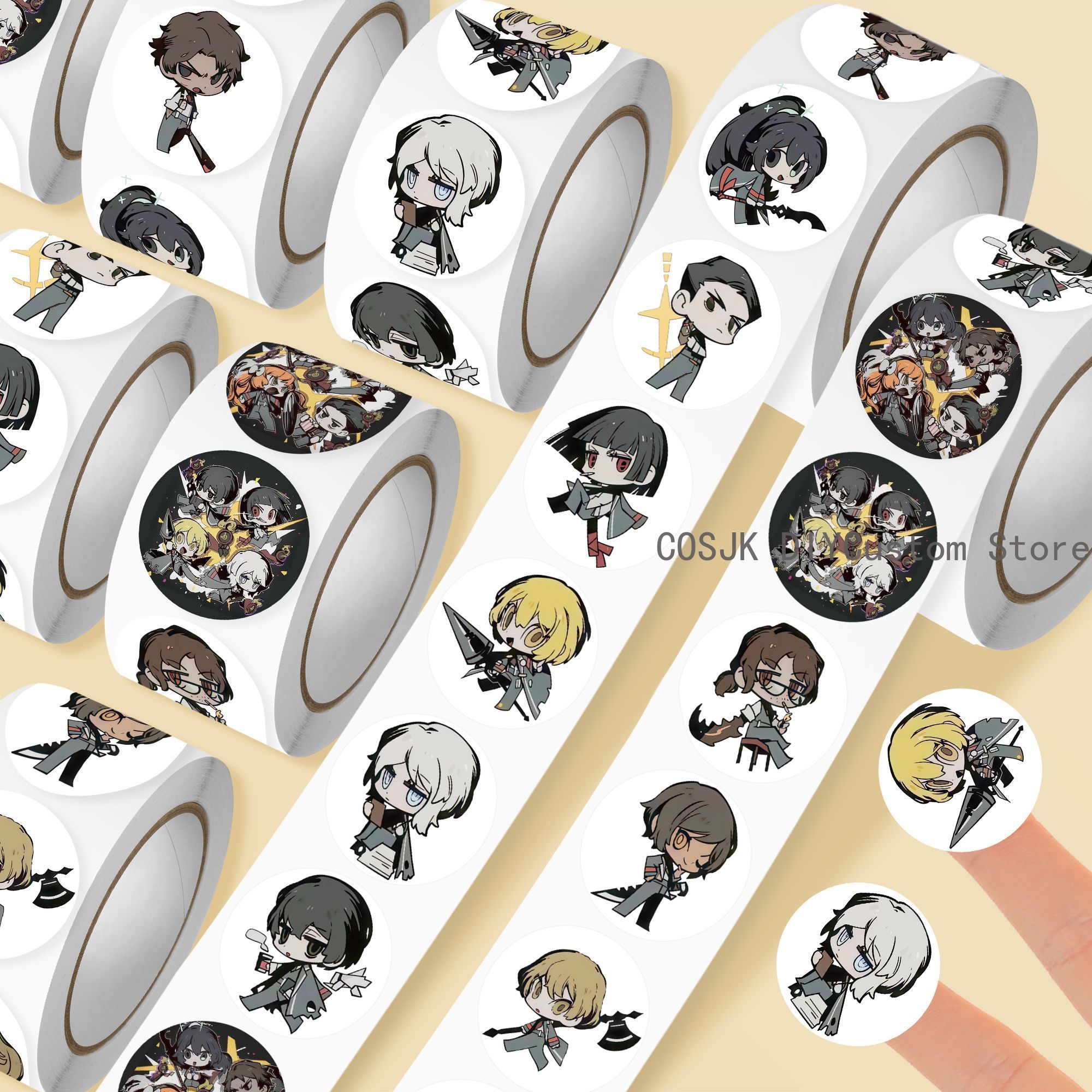 500Pc/Roll Anime Limbus Compan - مراجعة Laptop Original Accessories وسعره