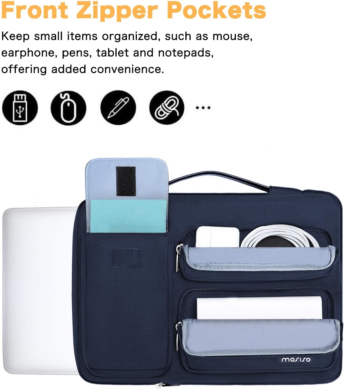 Laptop Sleeve Bag 13 14 15 15. - مراجعة Laptop Accessories Organizer Bag وسعره
