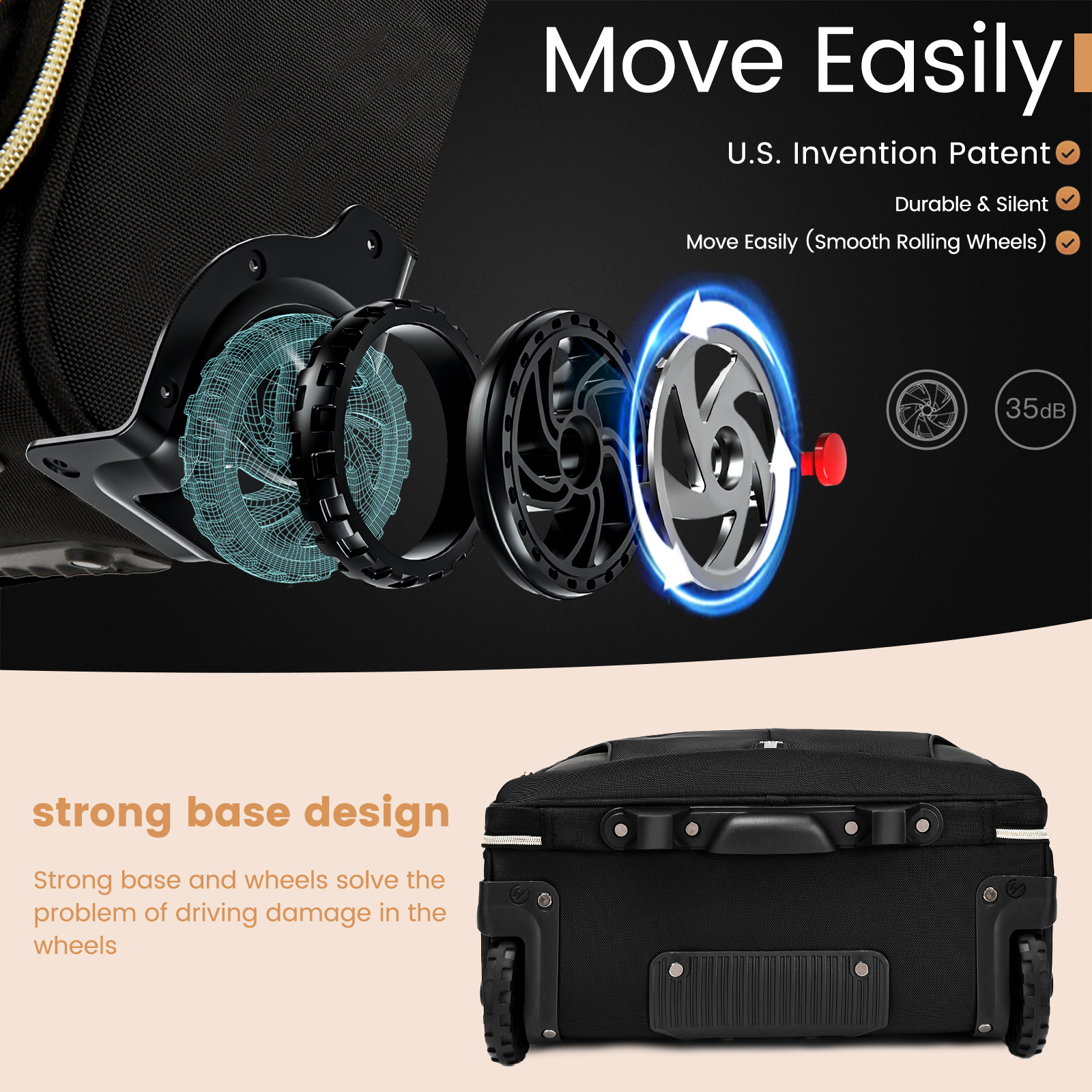 18 Inch Rolling Briefcase Larg - مراجعة Laptop Accessories Organizer Bag وسعره
