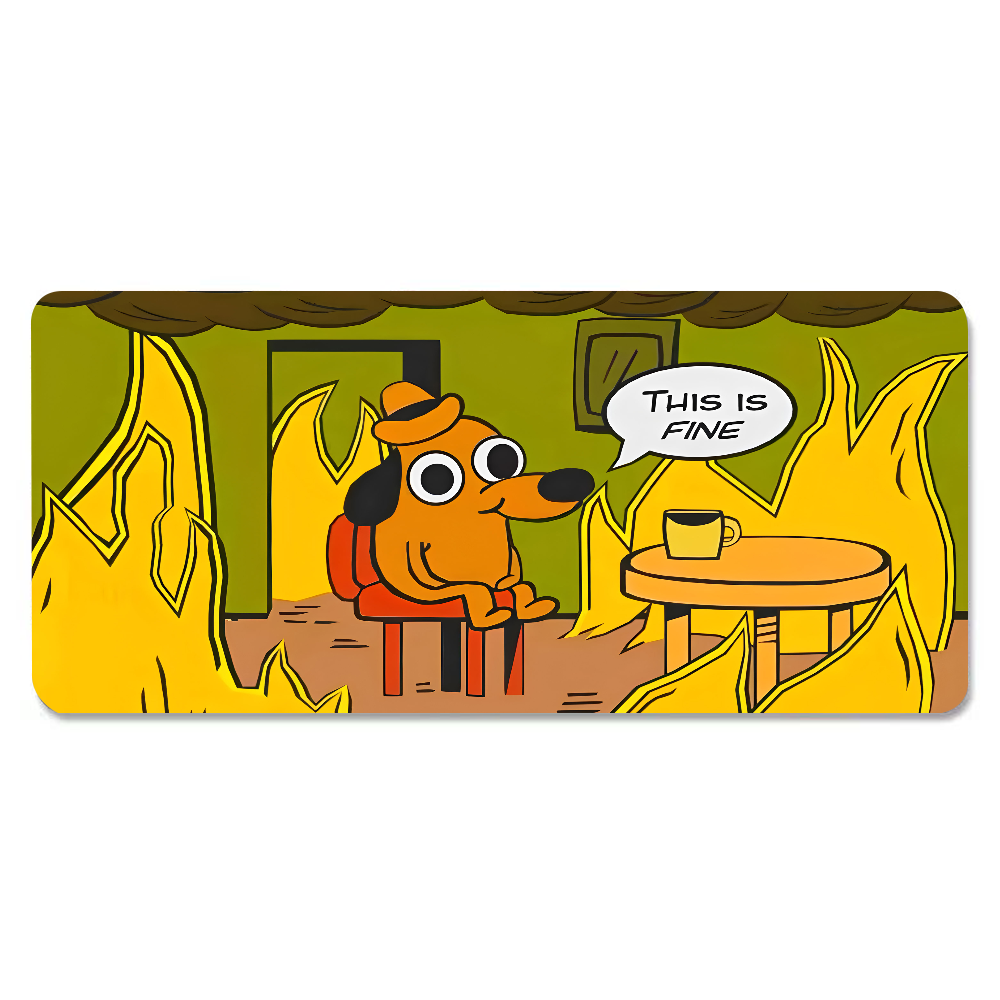 This Is Fine Dog Dachshund Mou - مراجعة Laptop Extra Accessories وسعره