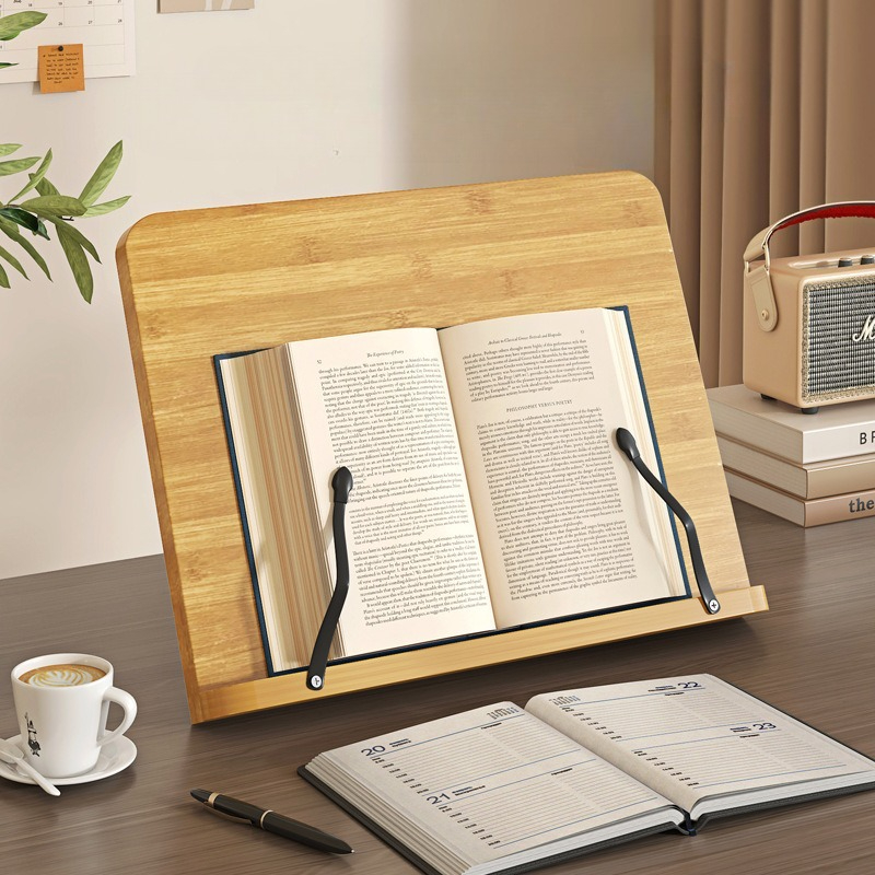 Wooden Reading Book Stand, Mul - مراجعة Laptop Extra Accessories وسعره