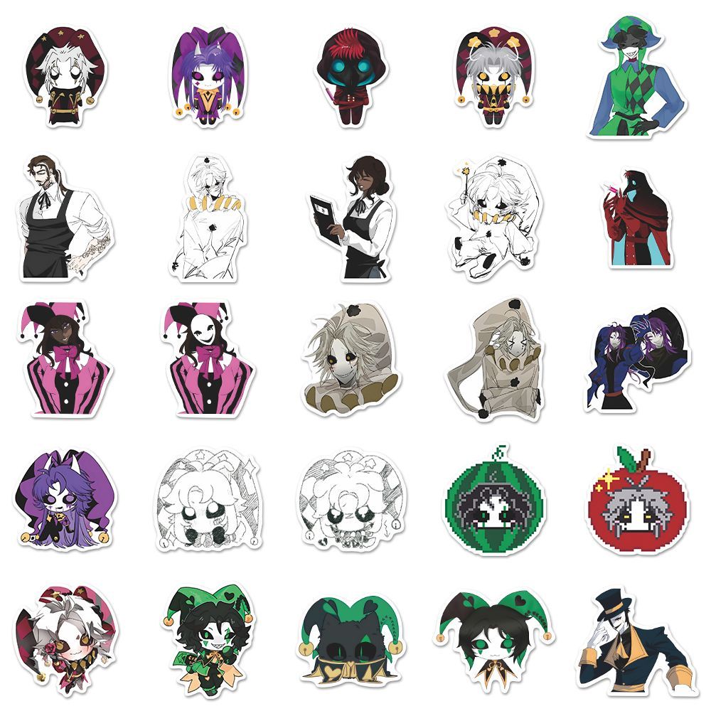 73PCS The Freak Circus Pierrot - مراجعة Laptop Accessories Aesthetic وسعره