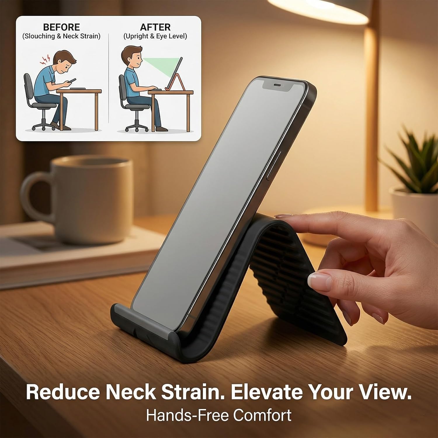 Lazy Portable Phone Stand Sili - مراجعة Laptop Original Accessories وسعره