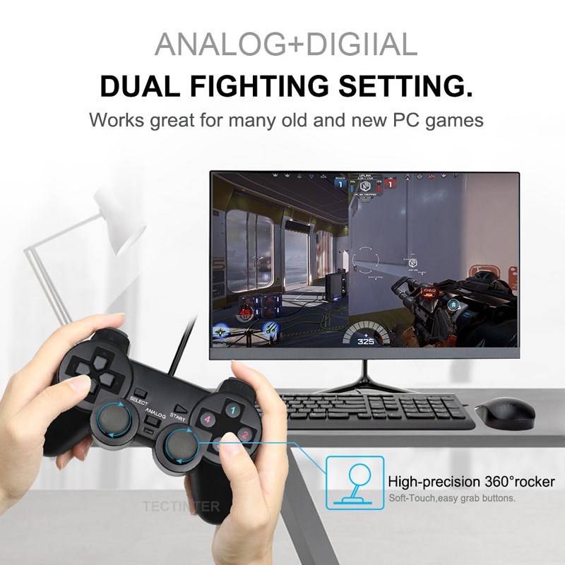 Wired USB PC Gaming Joystick G - مراجعة Laptop Accessories Ideas وسعره