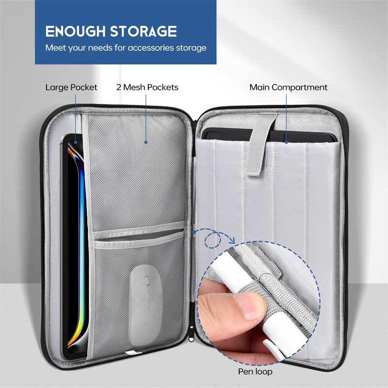 11-13 inch Waterproof Notebook - مراجعة Laptop Accessories Organizer Bag وسعره
