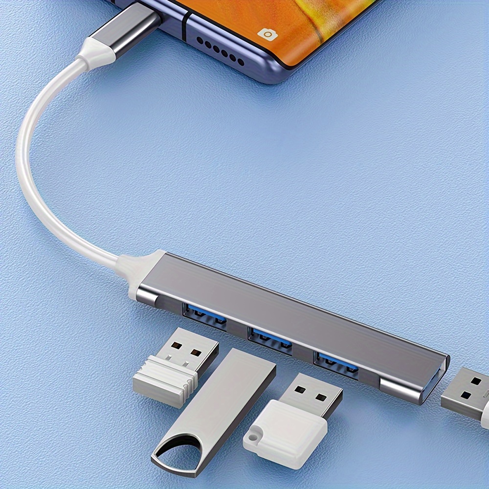 4 Port Multi Splitter Type C H - مراجعة Laptop Accessories That You Need وسعره