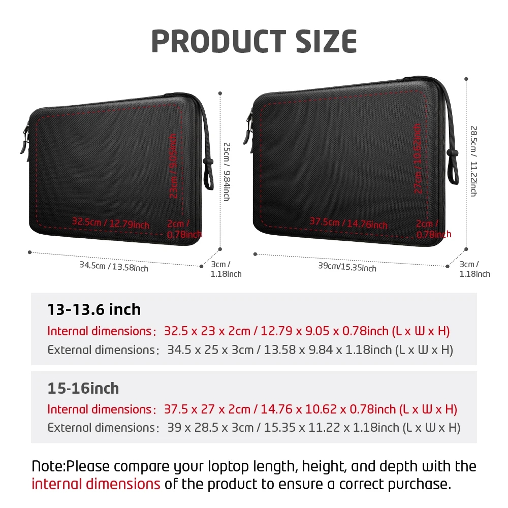 13 13.6 15 16 Laptop Sleeve Ca - مراجعة Laptop Accessories Organizer Bag وسعره