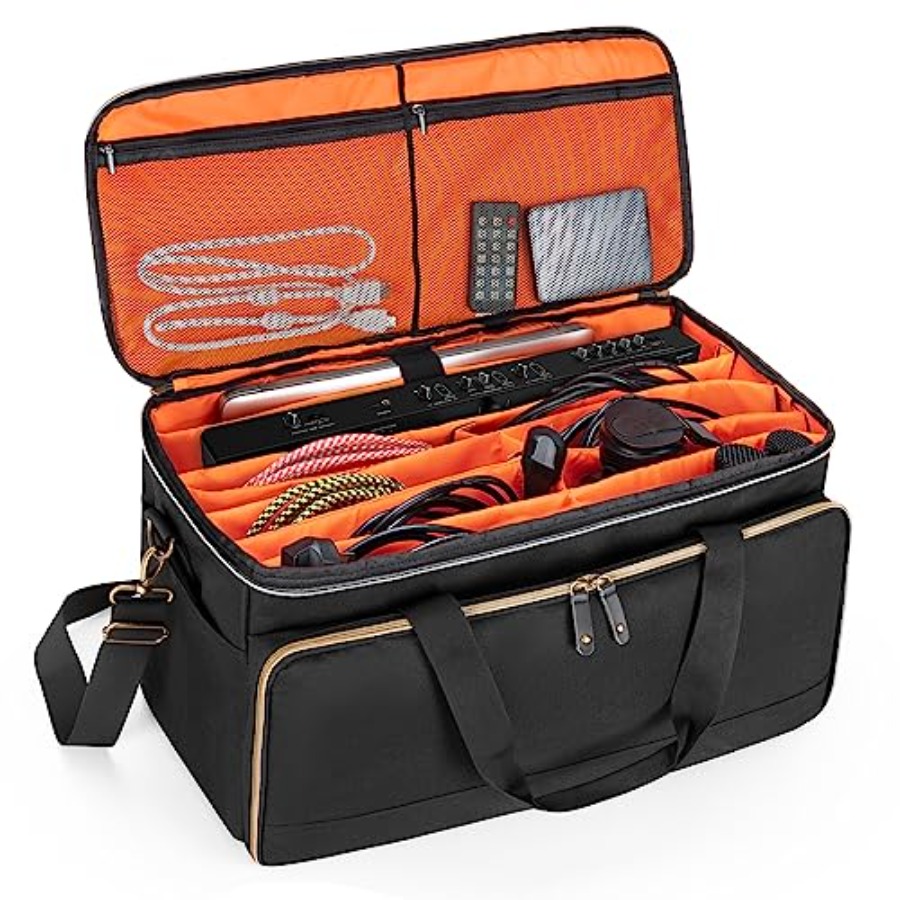 Large Travel DJ Cable File Bag - مراجعة Laptop Accessories Bag وسعره