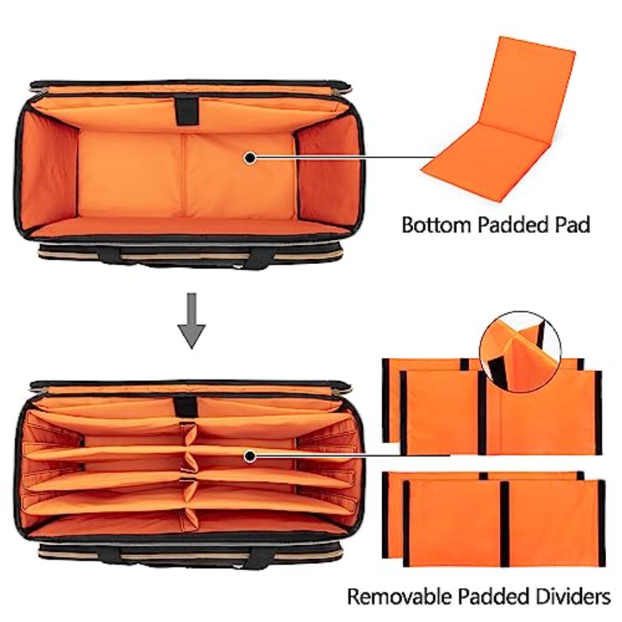 Large Travel DJ Cable File Bag - مراجعة Laptop Accessories Bag وسعره