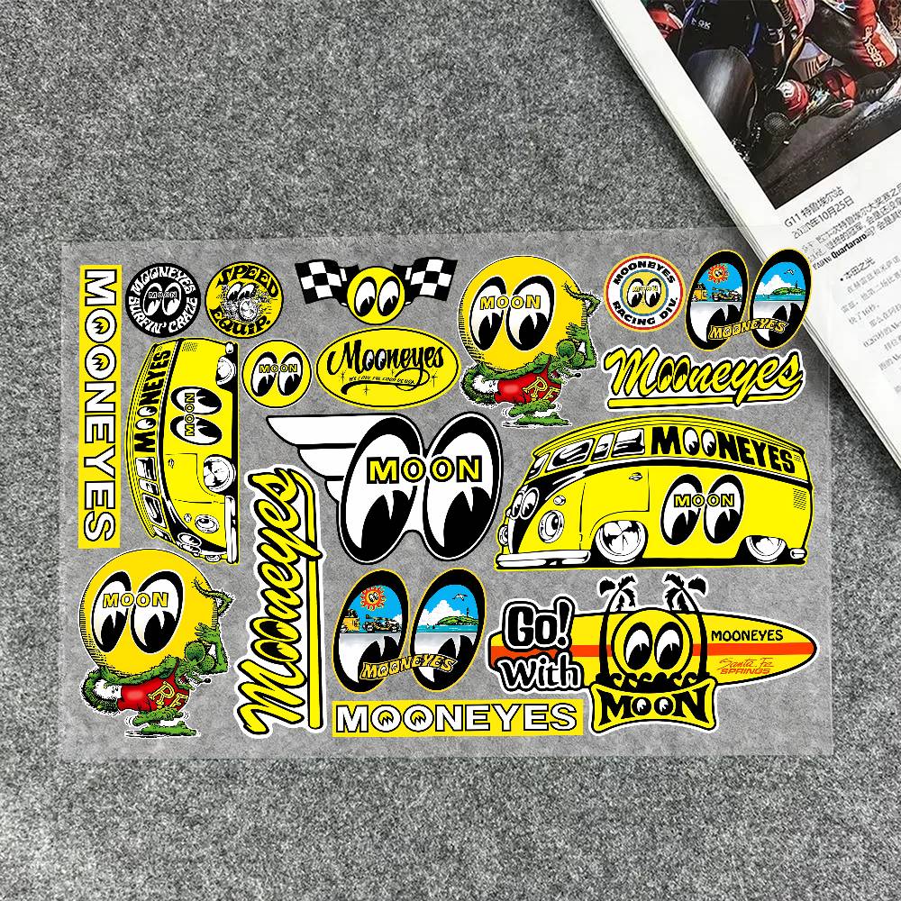 For M-MOONEYES Stickers Moto S - مراجعة Laptop Accessories Ideas وسعره