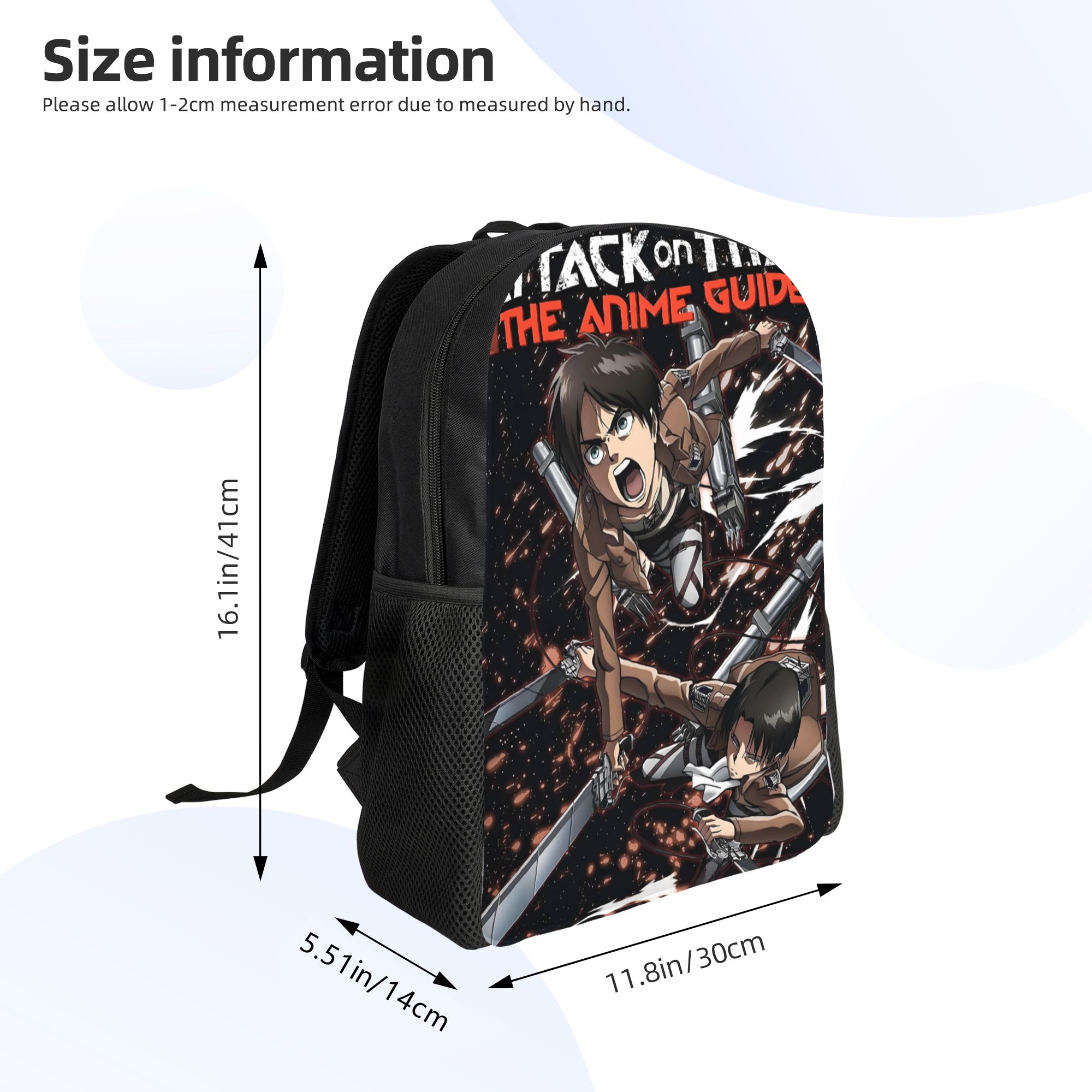 Attacks on Titans Travel Backp - مراجعة Laptop Accessories Bag وسعره