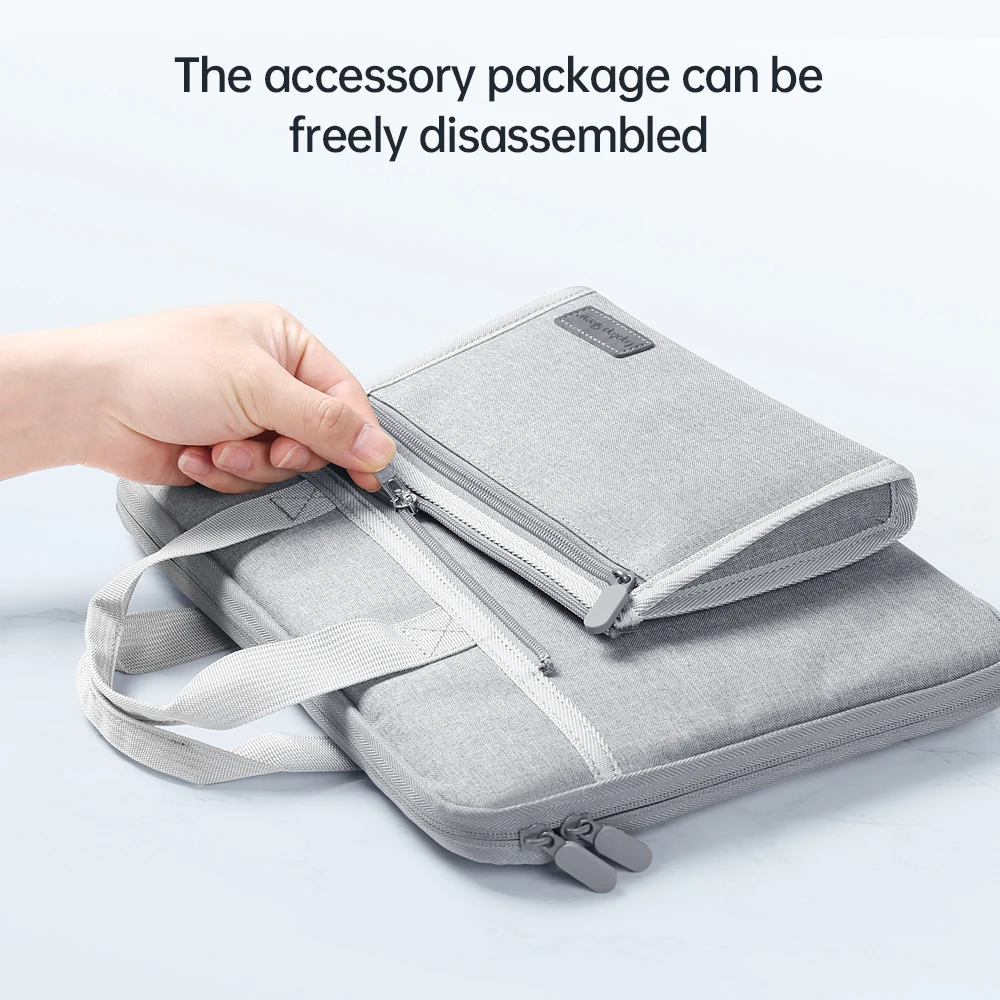 Laptop Briecase Bag for 13 14  - مراجعة Laptop Accessories Organizer Bag وسعره