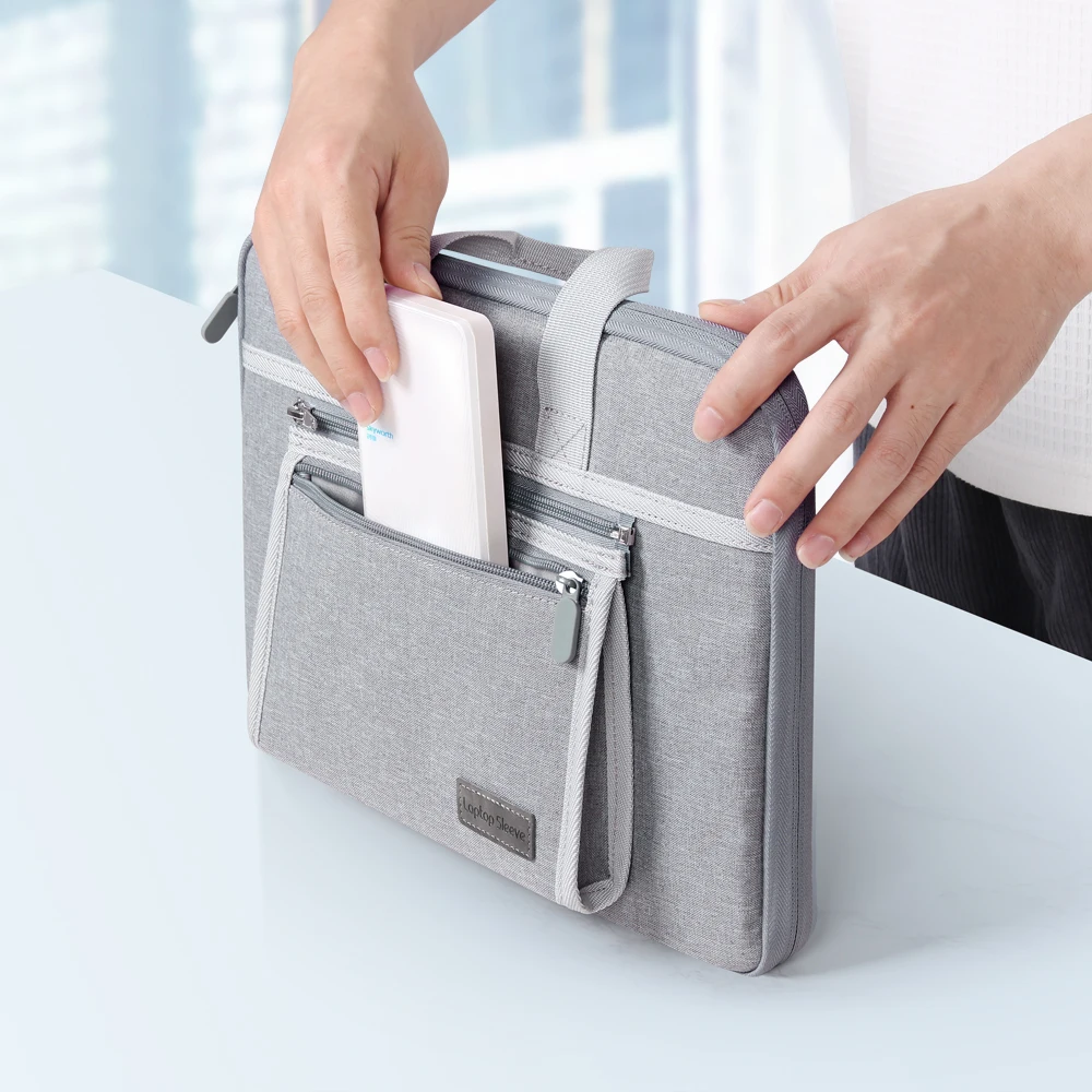 Laptop Briecase Bag for 13 14  - مراجعة Laptop Accessories Organizer Bag وسعره