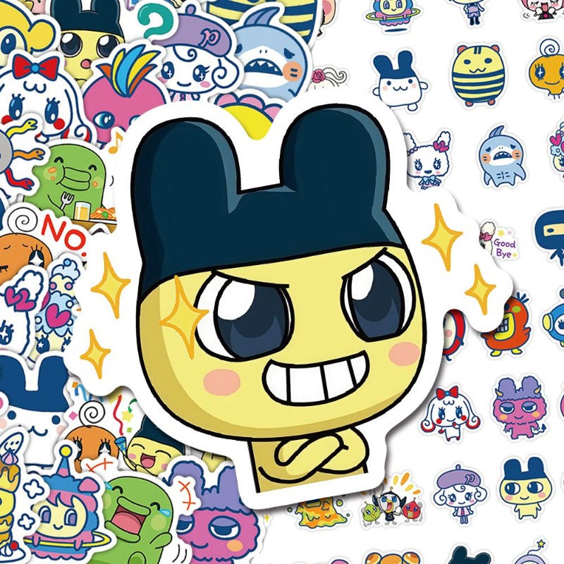 Japanese Tamagotchi Stickers E - مراجعة Laptop Accessories Aesthetic وسعره