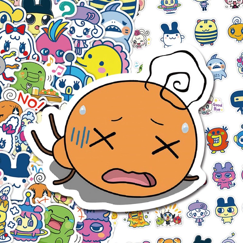 Japanese Tamagotchi Stickers E - مراجعة Laptop Accessories Aesthetic وسعره
