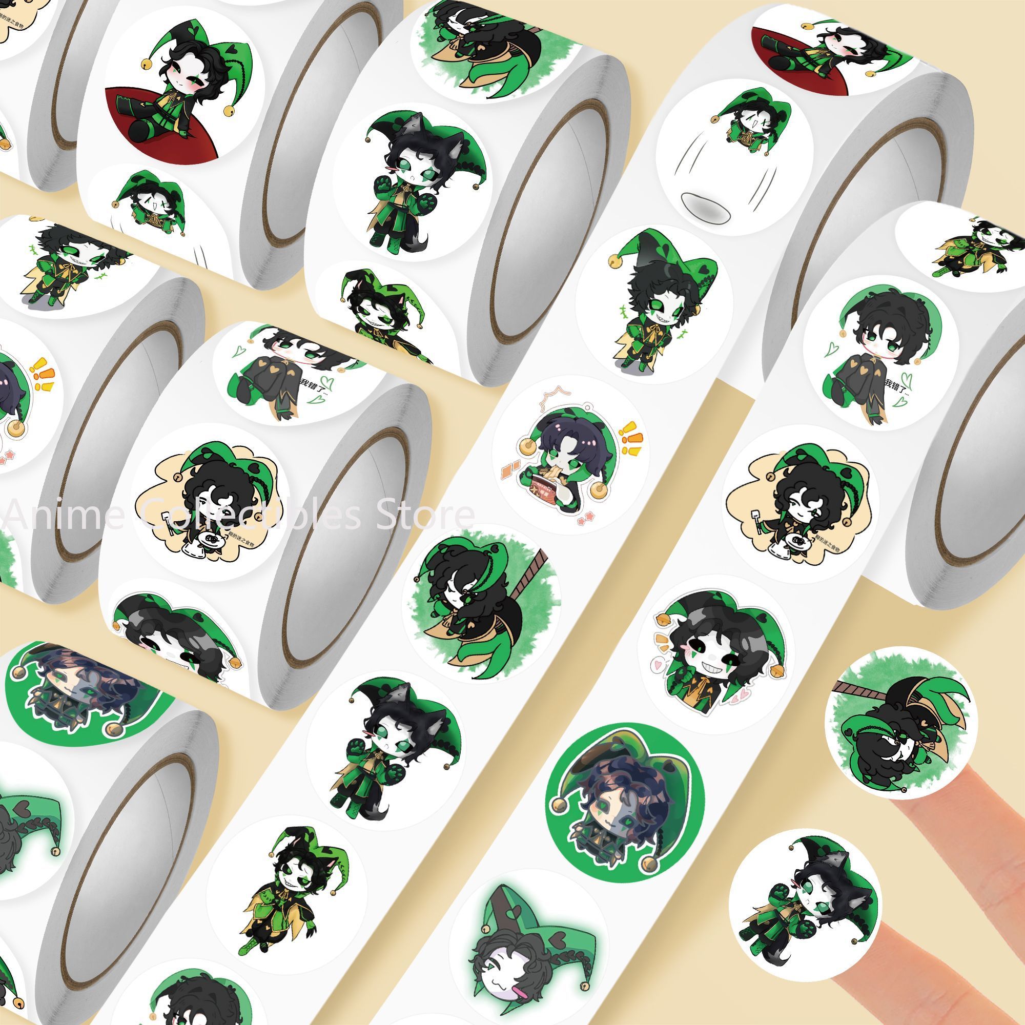 500Pc/Roll Anime The Freak Cir - مراجعة Laptop Accessories Aesthetic وسعره