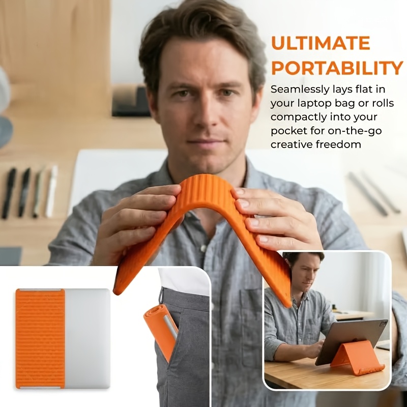 Flexible Folding Phone Holder  - مراجعة Laptop Extra Accessories وسعره