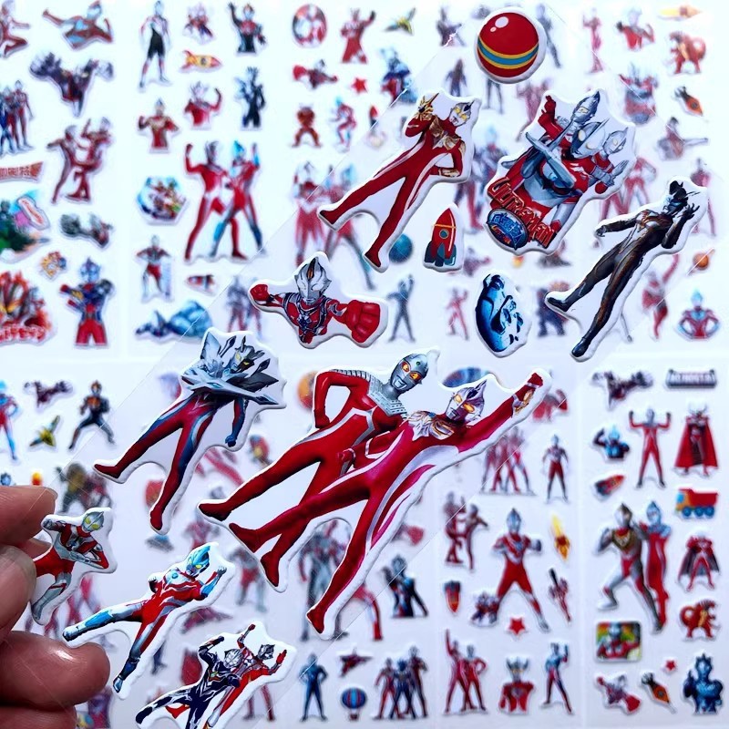 10pcs Cartoon Ultraman 3D Bubb - مراجعة Laptop Accessories All وسعره
