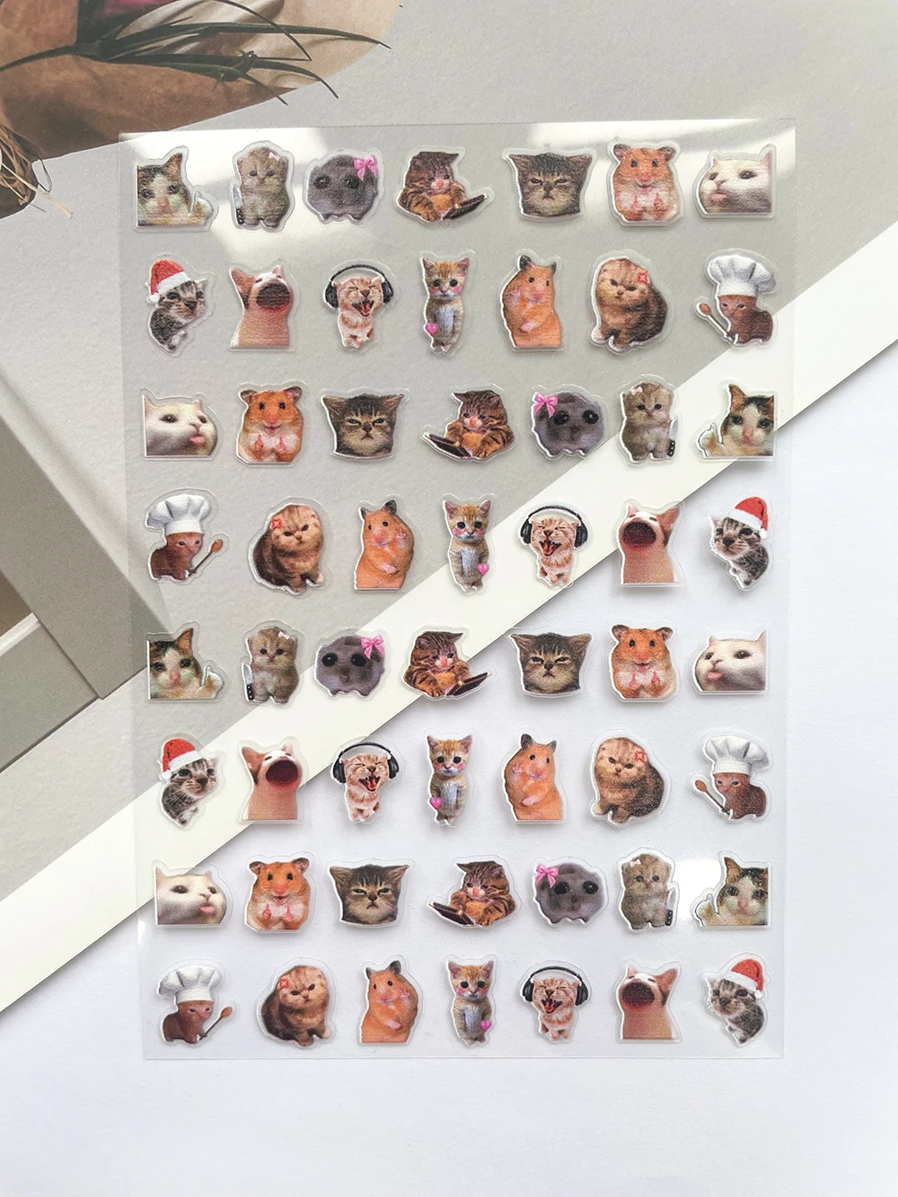 Mini Pvc Funny Cat Poster Good - مراجعة Laptop Accessories Aesthetic وسعره