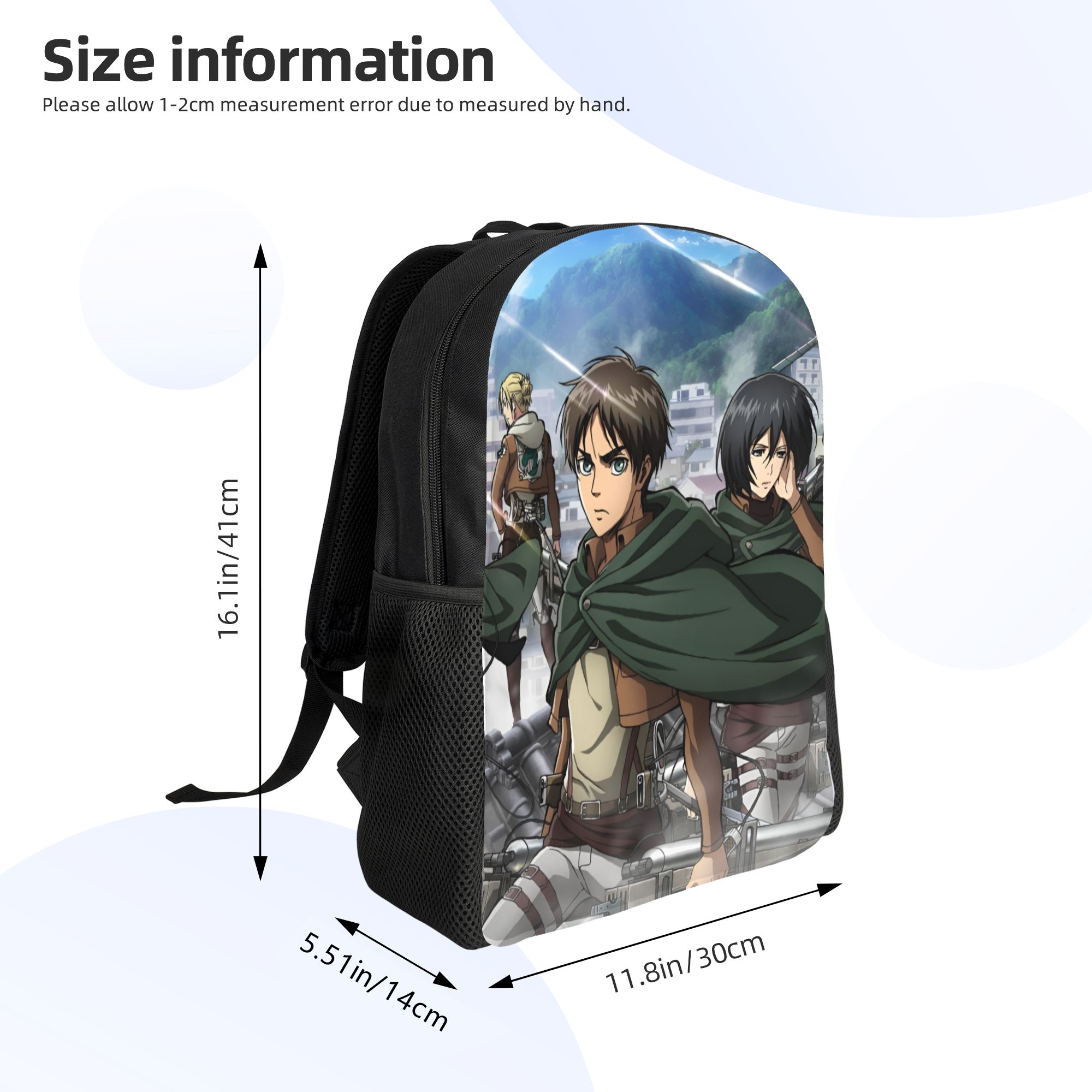 Custom Attacks on Titans Trave - مراجعة Laptop Accessories Bag وسعره