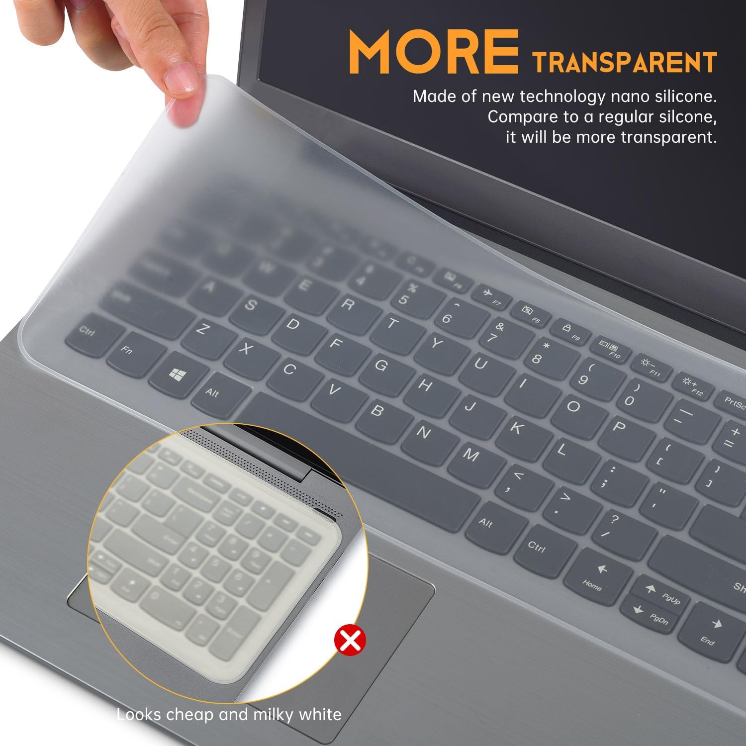 Ultra Thin Silicone Keyboard C - مراجعة Keyboard Cover Silicone وسعره